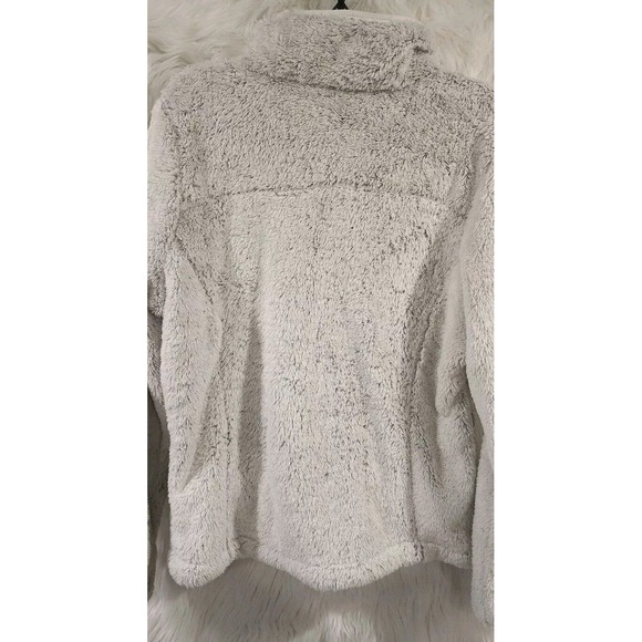 Columbia Women's Cloudy Day Full Zip Fleece Jacket Size Large White/Grey - Picture 7 of 7